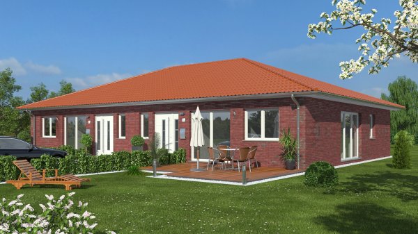 Preis 3D Visualisierung Einfamilienhaus Bungalow