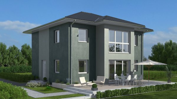 Preis 3D Visualisierung Einfamilienhaus Stadthaus