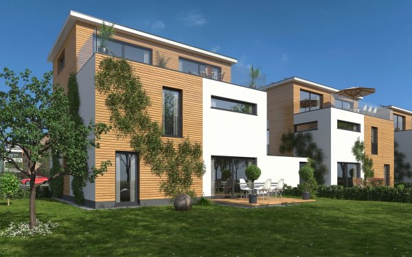 Preise 3D Visualisierung Wohnanlage Mehrfamilienhäuser